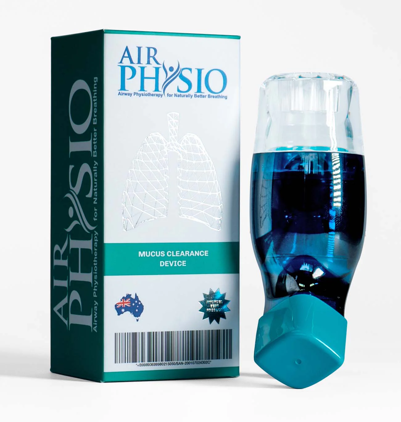 AirPhysio Device for Average Lung Capacity (Teal) - Image 3